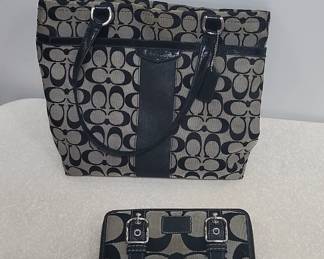 Coach Purse Matching Wallet