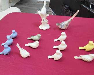 Blue Stamped LENOX China Birds