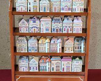 01 Lenox Spice Village Complete Set Spice Rack
