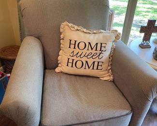 Black & White Checkered Chair