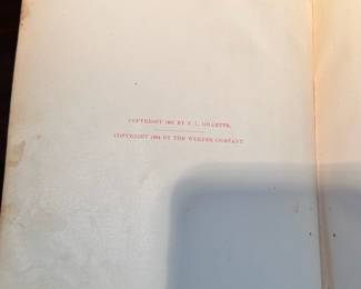 1887 ‘The White House Cook Book - A Comprehensive Cyclopedia of Information for the Home’ 