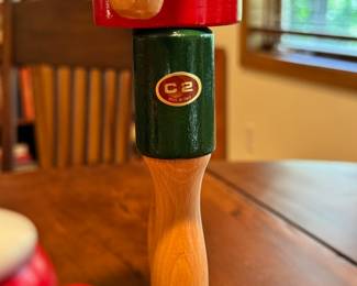 Mostly ca. 1980’s C2 Rainoldi wood Pinocchio figures, the tallest being 20” 