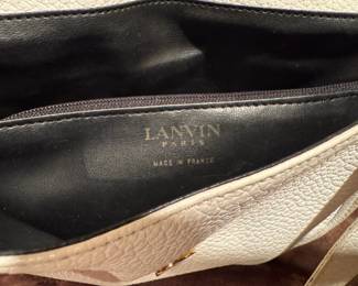 Vintage Lanvin leather handbag