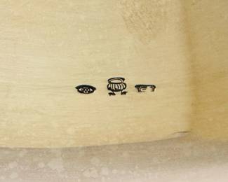 Large 16” platter marked 800 silver from Malinverni Milano, Italy