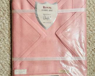 Beautiful Never Opened Royal Household Linens for Dayton’s, Made in Ireland