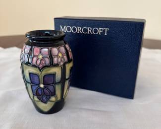 Vintage Moorcroft vase by Sally Tuffin