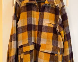 Vintage men’s wool shirt jacket