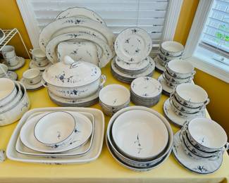 Large selection of Villeroy & Boch ‘Vieux Luxembourg’ china.  This set will be sold By The Piece