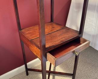 ca. 1850 mahogany open top wash stand
