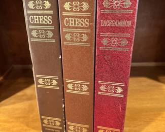 Vintage 3M Chess & Backgammon book shelf games