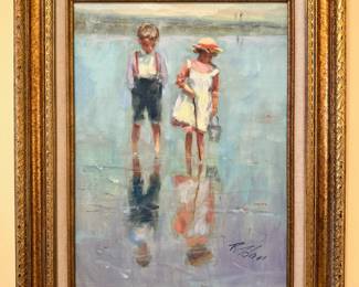 Richard Judson Zolan ‘Days of Summer’ original framed oil painting