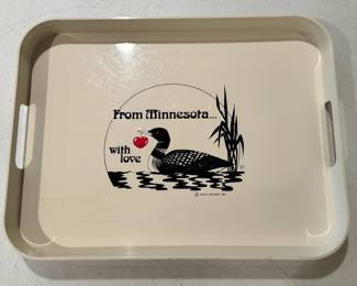 1980 ‘From Minnesota With Love’ bar tray