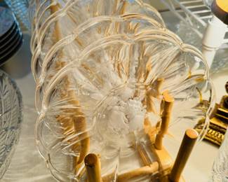 Val St. Lambert dessert plates