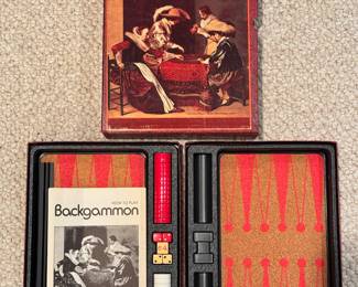 Vintage 3M Chess & Backgammon book shelf games