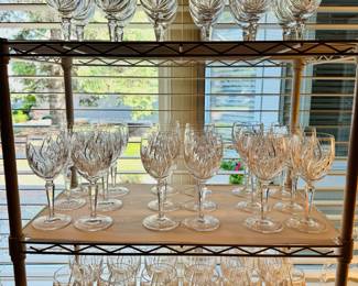 Nice selection of Gorham ‘Nocture’ crystal stemware