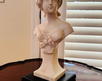 19th Century alabaster sculpture by Adolfo Cipriani, Signed