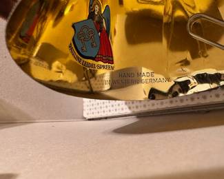 Vintage Pauline Leidel-Spreen wax Christmas tree topper with original box