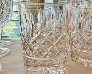 Waterford ‘Lismore’ Double Old Fashioned.  These will be sold in pairs