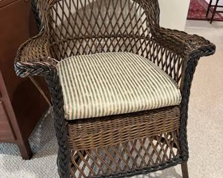 Antique wicker chair