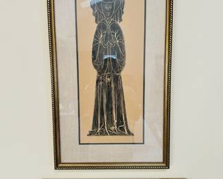 Vintage temple rubbings taken in the late 1980’s