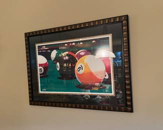 Pool ball art