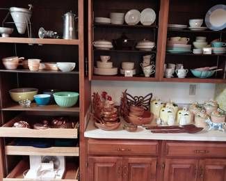 Pyrex, Fire King, imperial ware, corning ware