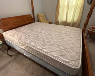 Available for Presale - $150 - Queen Size Bed w/Mattress & Boxspring - in guest room - very clean mattress - no obligation to take mattress & boxspring. Must bring help to move and load, we are unable to assist due to insurance restrictions.