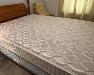 Available for Presale - $150 - Queen Size Bed w/Mattress & Boxspring - in guest room - very clean mattress - no obligation to take mattress & boxspring. Must bring help to move and load, we are unable to assist due to insurance restrictions.