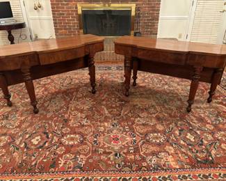 Early American Federal 2 Part Banquet Table