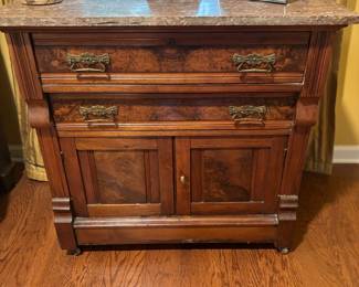 Victorian Eastlake Washstand