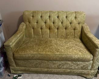 Funky retro loveseat
