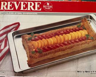 Revere Ware stainless cookie sheet