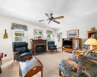 Several recliner chairs