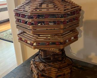 Tramp Art Lamp