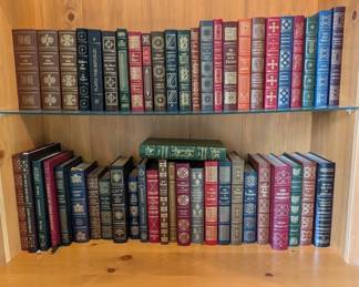 Lot #20 - Vintage Eaton Press Leather-Bound Book Lot - Classics, Shakespeare, Dickens, and More