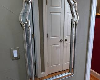 Lot #5 - Vintage Decorative Mirror - Elegant Design with Silver Accents