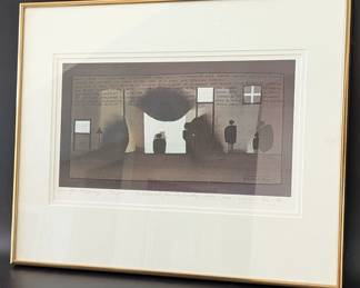 Lot #166 - Witold Kaczanowski Rare Limited Edition 2/50 1969 Signed Lithograph