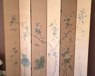 Lot #121 - Maitland Smith Handmade 6-Panel Wood Foldable Room Divider
