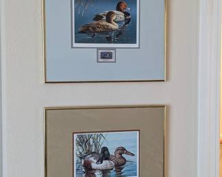Lot #110 - Two Signed Conservative Edition Lithographs of Ducks