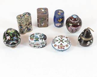 Lot #31 - Chinese Cloisonne Mini Trinket Boxes