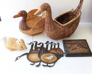 Lot #149 - Collection of Duck and Goose Decor