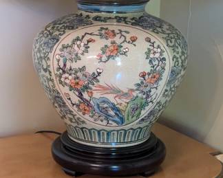 Lot #42 - Chinese Porcelain Table Lamp