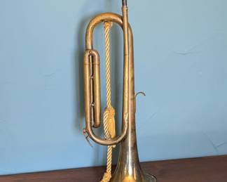 Lot #90 - Antique Bugle with Tassel