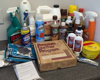 Lot #182 - Furniture & Floor Cleaning Supplies