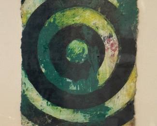 Framed Original Oil on Paper by Harold Hollingsworth