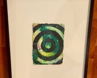 Framed Original Oil on Paper by Harold Hollingsworth