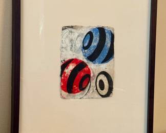 Framed Original Oil on Paper by Harold Hollingsworth