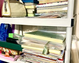Lots of scrapbooking supplies