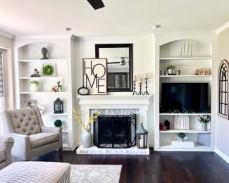 Home Décor (the grey chair and ottoman are not part of the sale )