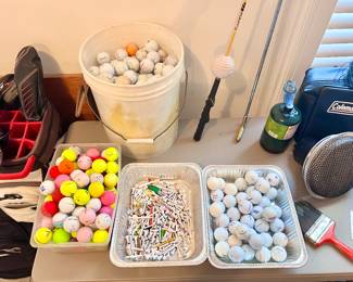 Golf Balls and Tees